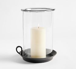 Chamberstick Hurricane Candle Holder
