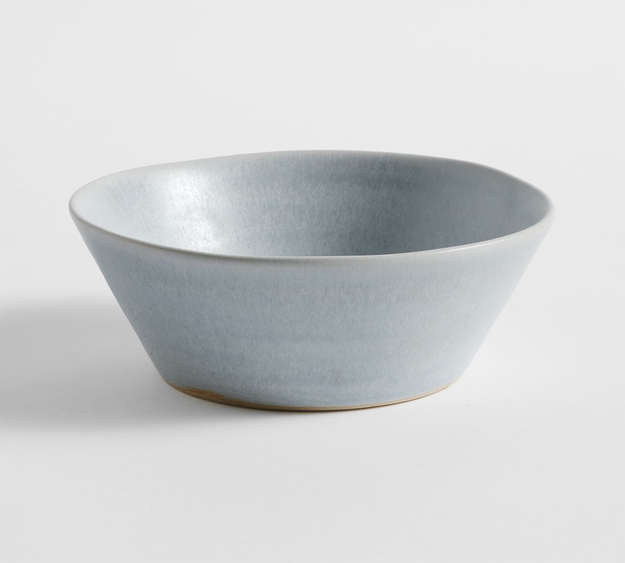 Larkin Reactive Glaze Stoneware Cereal Bowls - Set of 4 - Chambray Blue