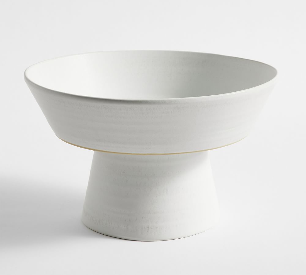 Larkin Stoneware Footed Serving Bowl