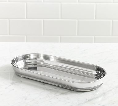 Mercer Tray, Polished Nickel