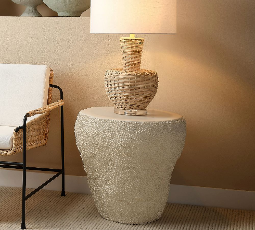 Ashwood Round Outdoor Side Table (17&quot;-24&quot;)
