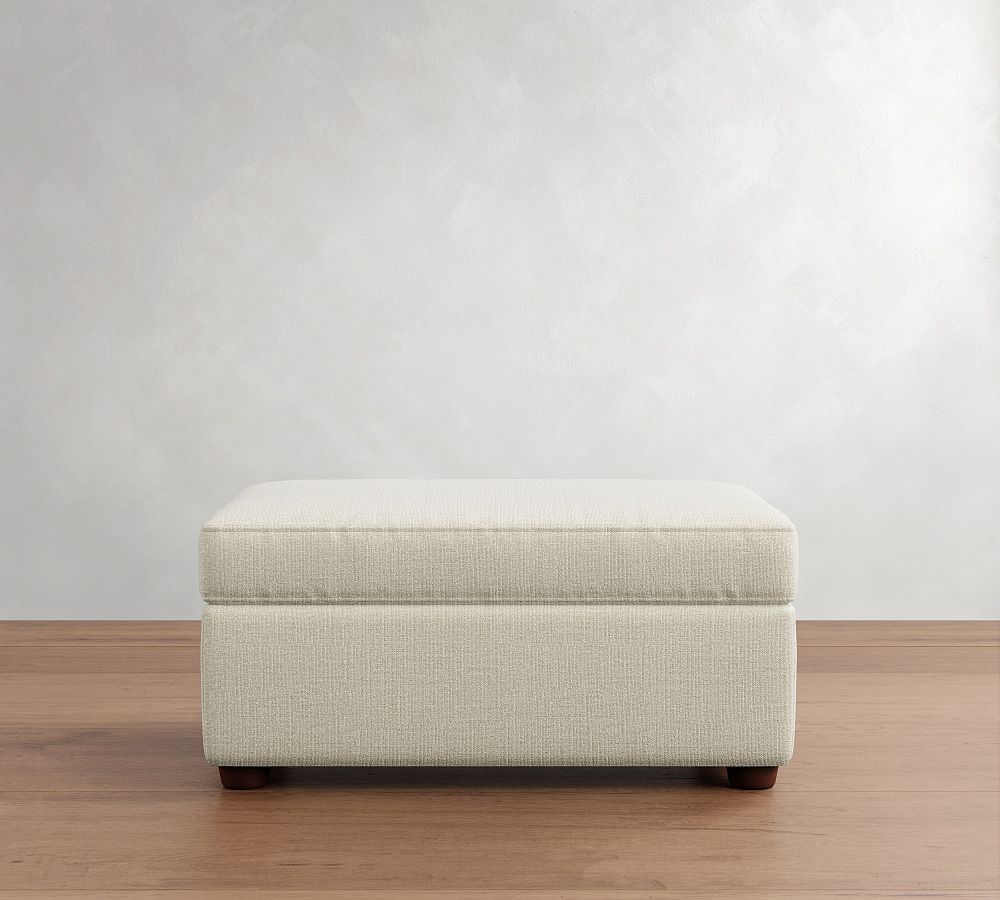 Cameron Modern Roll Arm Ottoman and a Half