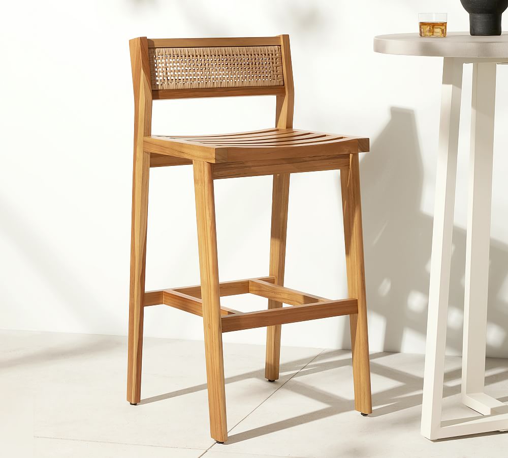 Dolores Teak Outdoor Stool