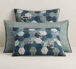 Ezra Honeycomb Handcrafted Applique Quilted Sham