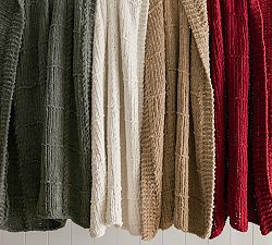 Open Box: Chenille Windowpane Throw