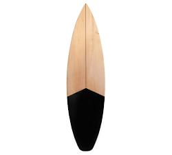 Shortboard Surfboard Black Wall Art