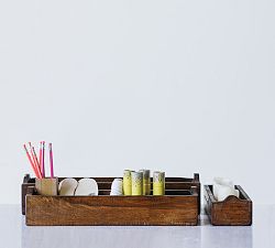 Open Box: Found Reclaimed Wood Boxes - Set of 3