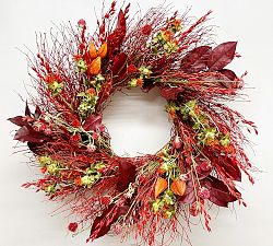 Handmade Dried Prosperity and Fortune Wreath