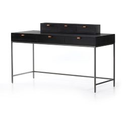 Graham Writing Desk with 3-Drawer Organizer (60&quot;)