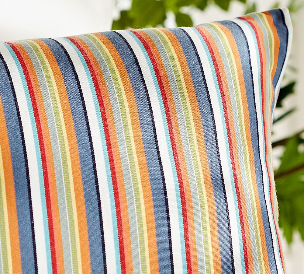 OPEN BOX: Sunbrella&#0174; Newport Striped Indoor/Outdoor Pillows