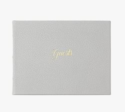 Leather-Bound Guest Book
