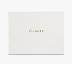 Leather-Bound Guest Book