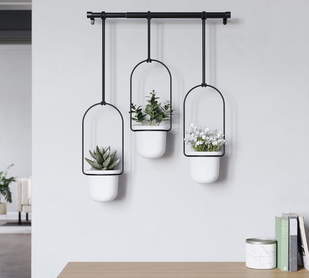 Hanging Wall Planters - Set of 3