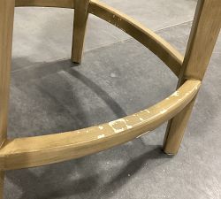 Open Box: Seagrass Bucket Swivel Counter Stool