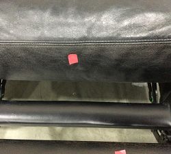 Open Box: James Roll Arm Leather Manual &amp; Power Recliner