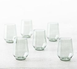 Fortessa Tritan Copoly Pure Outdoor Stemless Wine, Set of 6