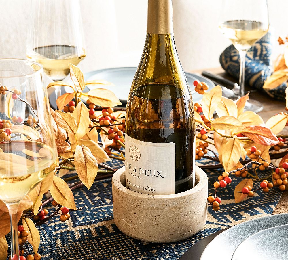 Travertine Marble Wine Coaster