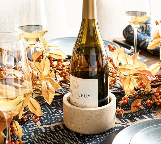 Travertine Marble Wine Coaster
