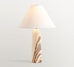 Marlo Marble Table Lamp (19"-28")