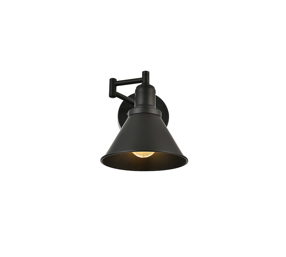 Jasper Metal Swing-Arm Sconce (8&quot;)