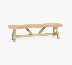 Farmhouse Trestle Dining Bench (66&quot;)