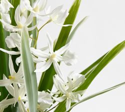 Faux Jasmine Composed Centerpiece