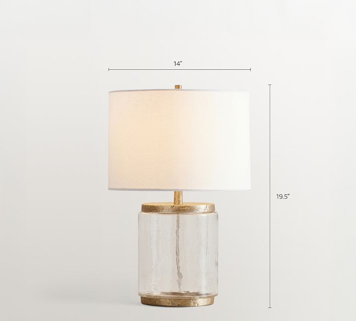 Dalton Recycled Glass Table Lamp (20