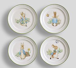 Peter Rabbit&#8482; Bunny Stoneware Salad Plates  - Set of 4