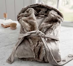 Open Box:  Faux Fur Ombre Robe