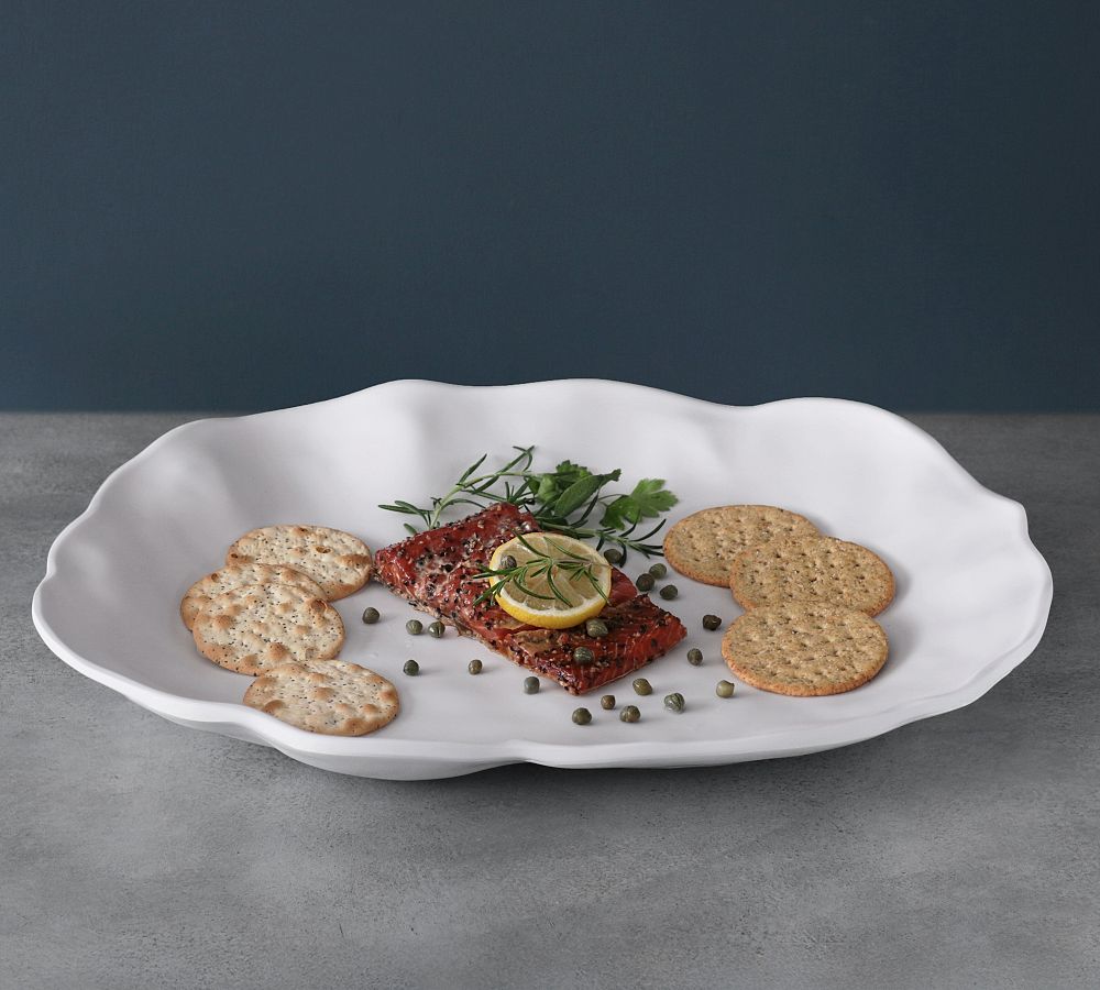 Nube Outdoor Melamine Oval Platter