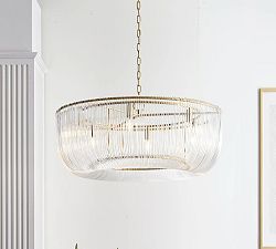 Ranae Glass Round Chandelier (28&quot;-42&quot;)