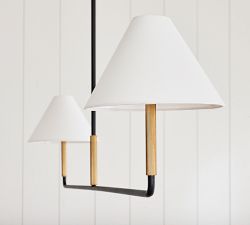 Kensington Metal Dual Pendant (60&quot;)