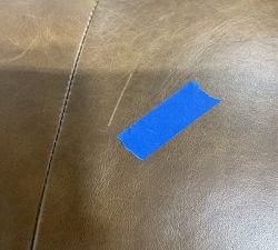 Open Box: Martin Leather Ottoman