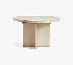 Cayman Round Pedestal Extendable Dining Table (48"-66")