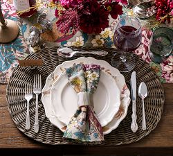 Piper Floral Bird Dinner Plates - Set of 4