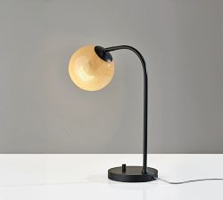 Trent Glass Globe Task Lamp (18.5&quot;)