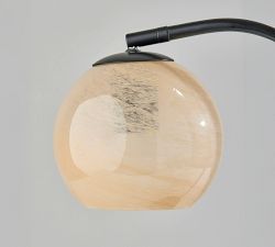 Trent Glass Globe Task Lamp (18.5&quot;)