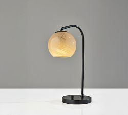Trent Glass Globe Task Lamp (18.5&quot;)