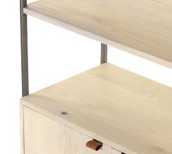 Graham Wall Desk With Drawer &amp; Bookcase (85&quot;)