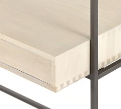 Graham Wall Desk With Drawer &amp; Bookcase (85&quot;)
