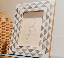 Kajri Bone Picture Frame - Gray