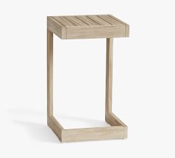Indio 14&quot; Eucalyptus Outdoor C-Table (14&quot;)