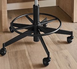 Layton Upholstered Swivel Drafting Chair