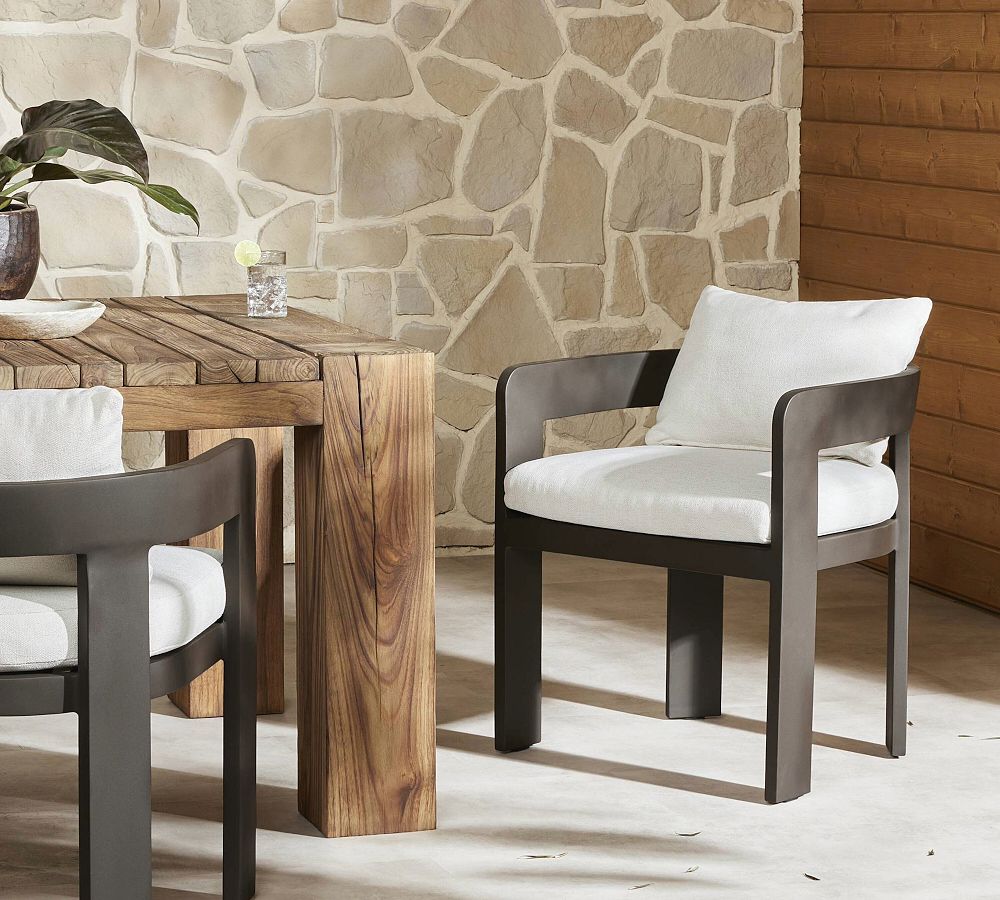 Matteo Metal Outdoor Dining Armchair