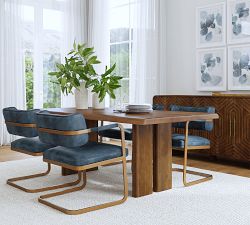 Gillis Leather Dining Armchair