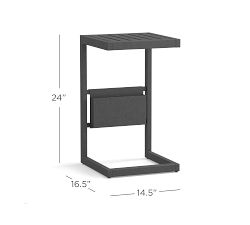 Indio Metal Outdoor C-Table (17&quot;)