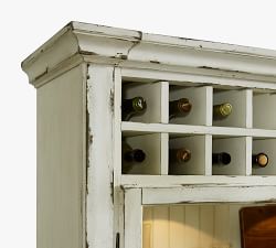 Amber Display Cabinet with Wine Rack (47.5&quot;)