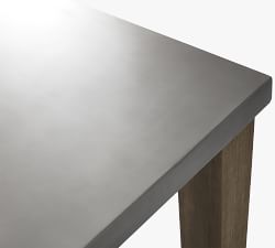Abbott Concrete &amp; Acacia Outdoor Counter Height Table (40&quot;)