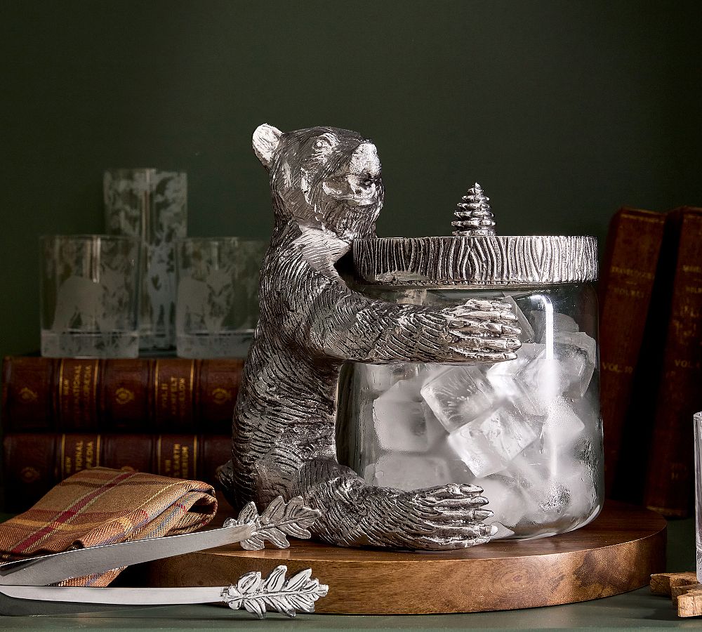 Fantastical Forest Ice Bucket &amp; Tongs