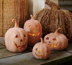Handmade Terracotta Jack O' Lantern